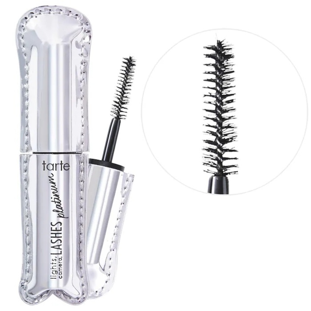 Tarte Lights Camera Lashes Platinum Mascara | NEW | Black | Travel Size 2mL